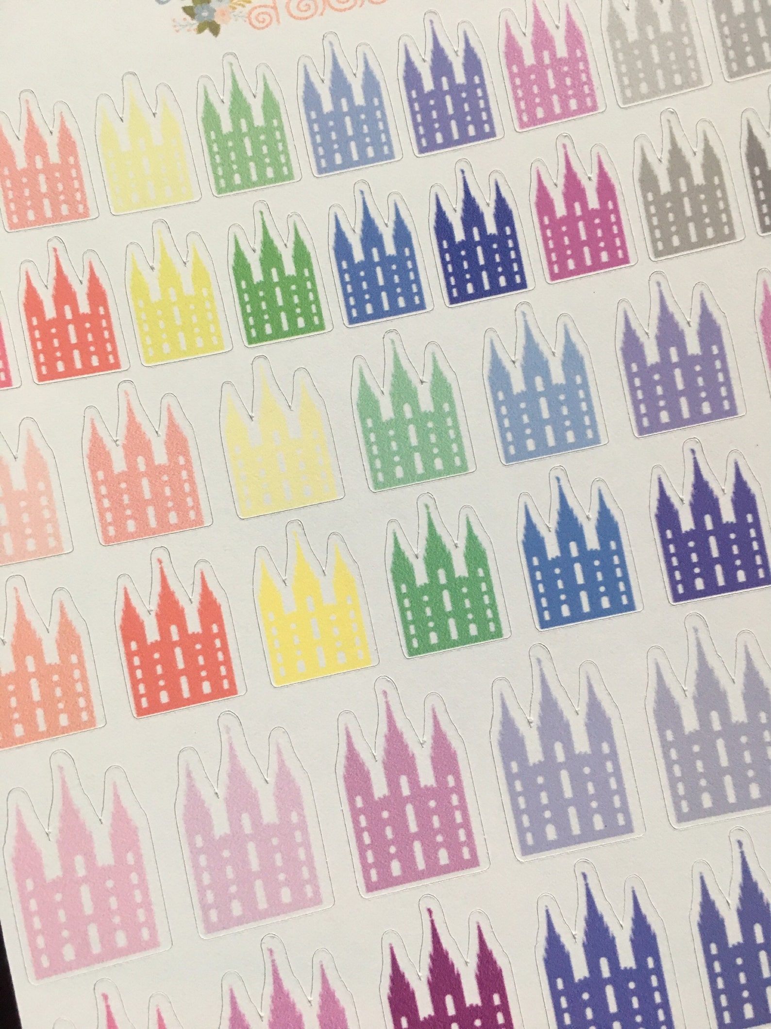 LDS Temple Planner Stickers Made to Fit the Mormon Mom Planner or Erin ...