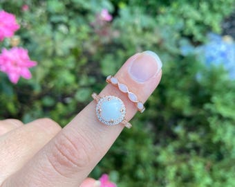 Breastmilk ring, round halo ring, DNA jewelry, cremation jewelry, stackable jewelry