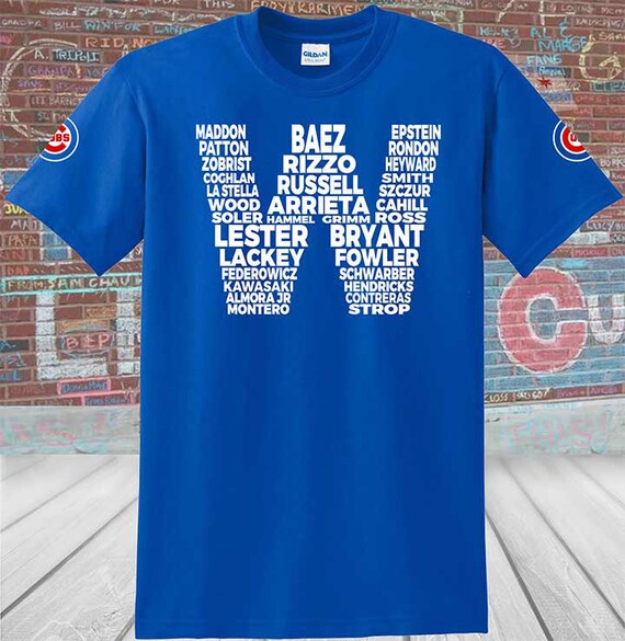 2016 chicago cubs t shirts