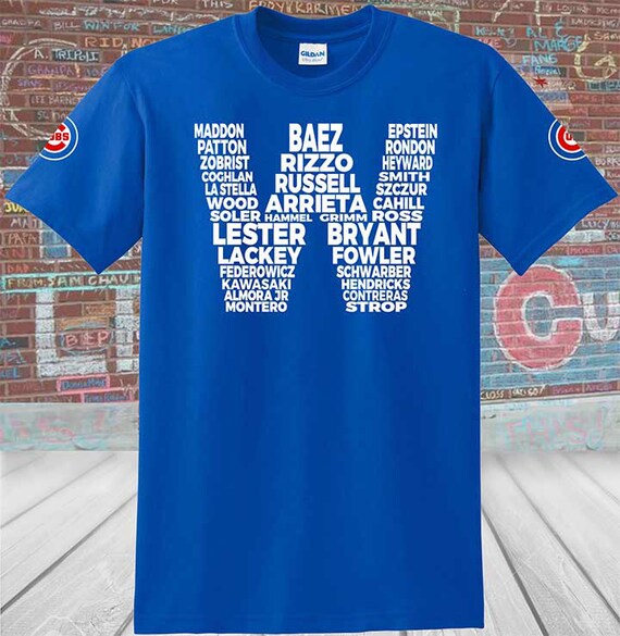 2016 chicago cubs shirts