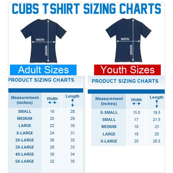 Kris Line Size Chart