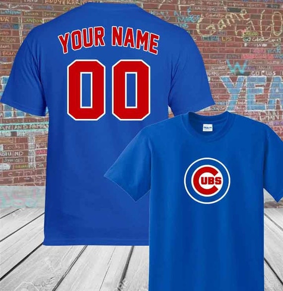 custom name cubs jersey