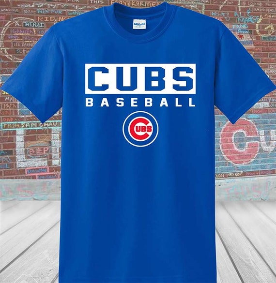 chicago cubs baseball t shirt