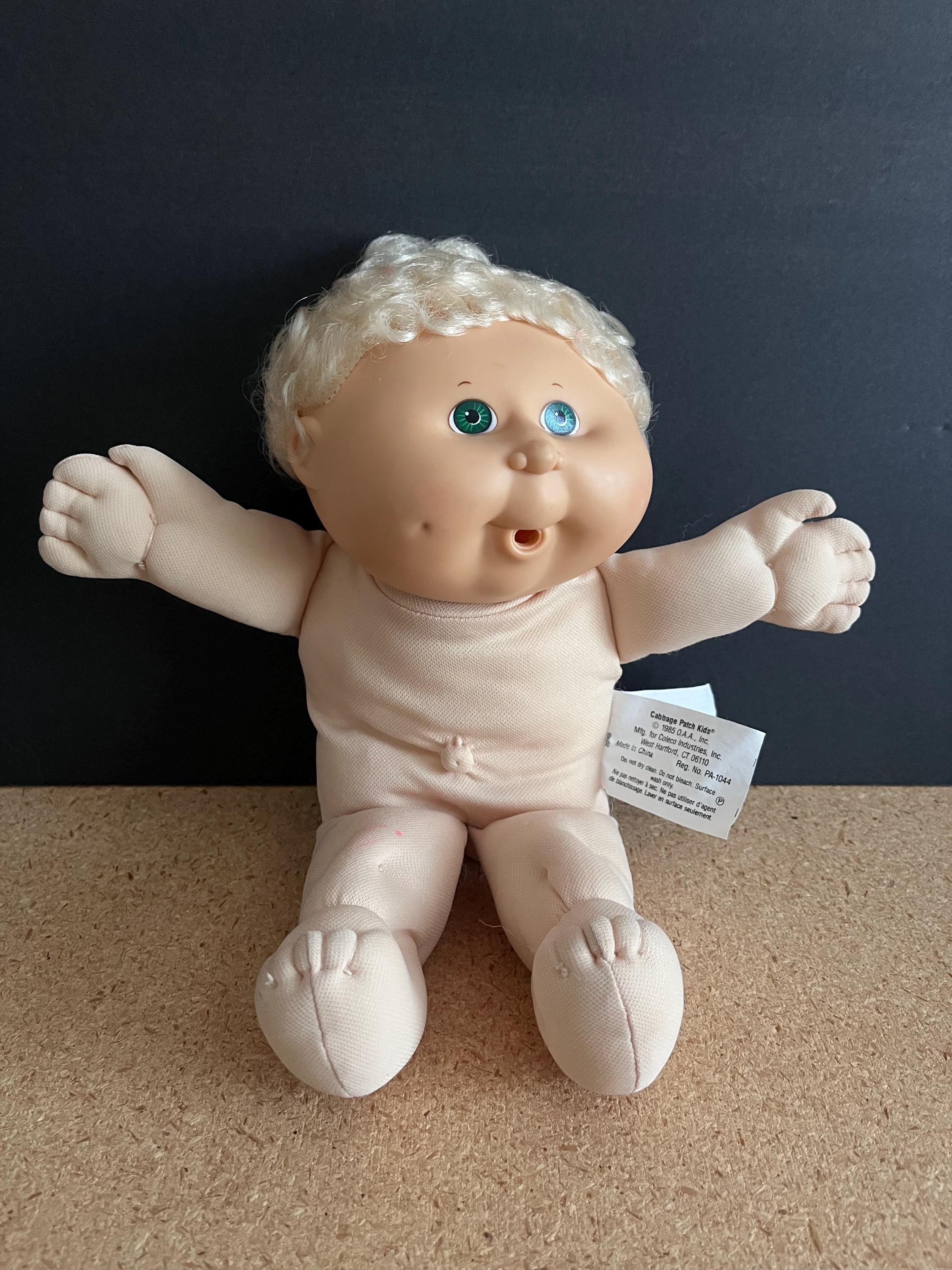 キャベツ畑人形 Vintage Cabbage Patch Kids Lions Mane Blonde Hair Green Eyes HM9 RA キャベツ畑人形 Vintage 1985 Signed Cabbage Patch Kid Girl Cowboy Doll