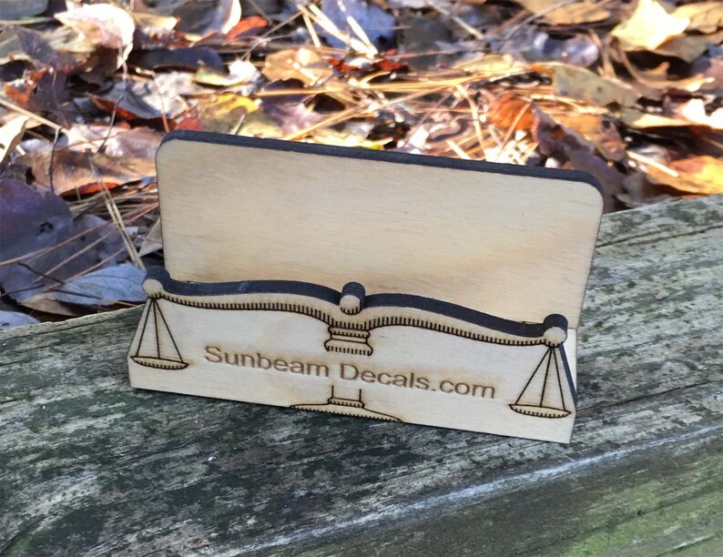 Attorney Desktop Business Card Holder. Perfect Graduation Gift Etsy