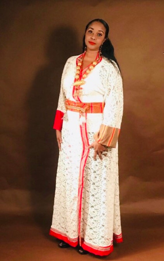 Somali Wedding Dress Abaya Open Kaftan Etsy
