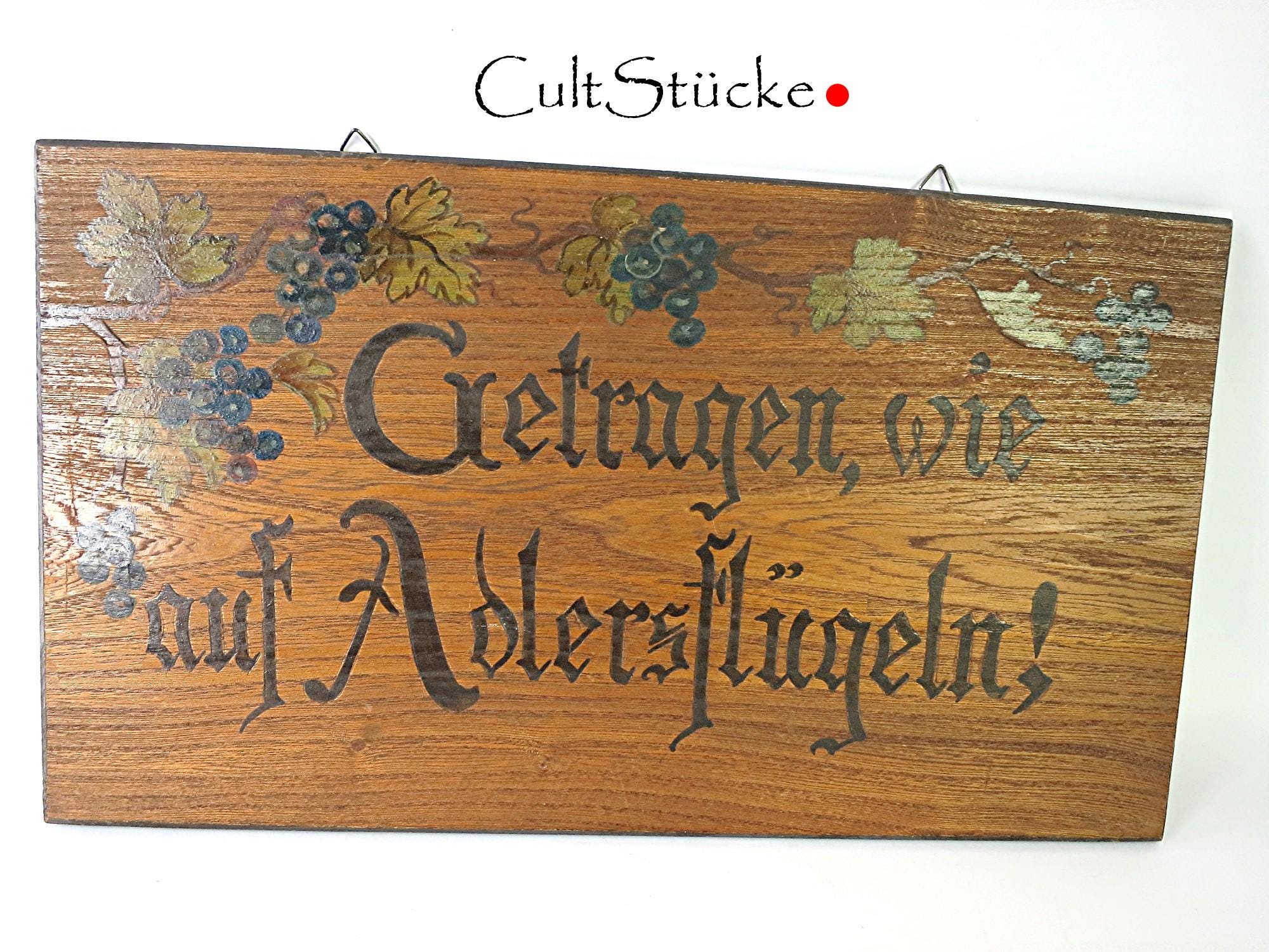 Ancien Tableau D'affichage Mural En Bois - Pièce Rare Et Curieuse