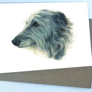 Scottish Deerhound Greeting Card Scottish Deerhound Scottish Dog image 1