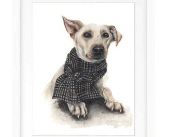 Rabbie (Art Print) All Profits to Sunshine Animal Rescue Agadir, Morocco | Charity Print | Dog Rescue | Animal Rescue | Dog Adoption