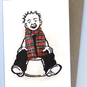 Oor Royal Stewart Wullie (Greeting Card)
