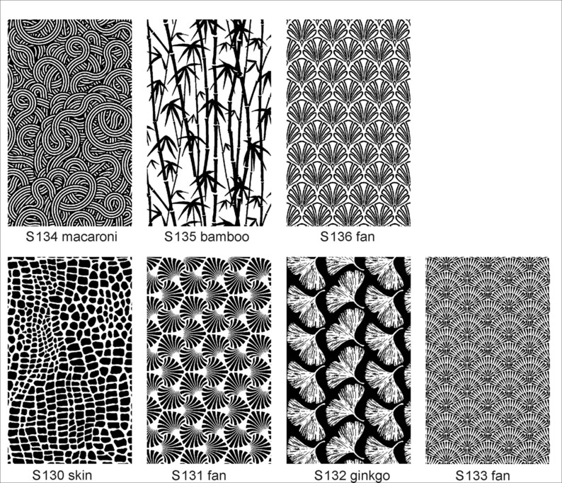 Silk Screen Stencils Etsy