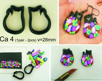 Mirkashop, 3D Printed Shape Cutters,Polymer Clay Cutting Tools, Clay Shape Tools, 1