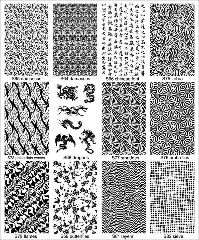 Silk Screen Stencil Etsy