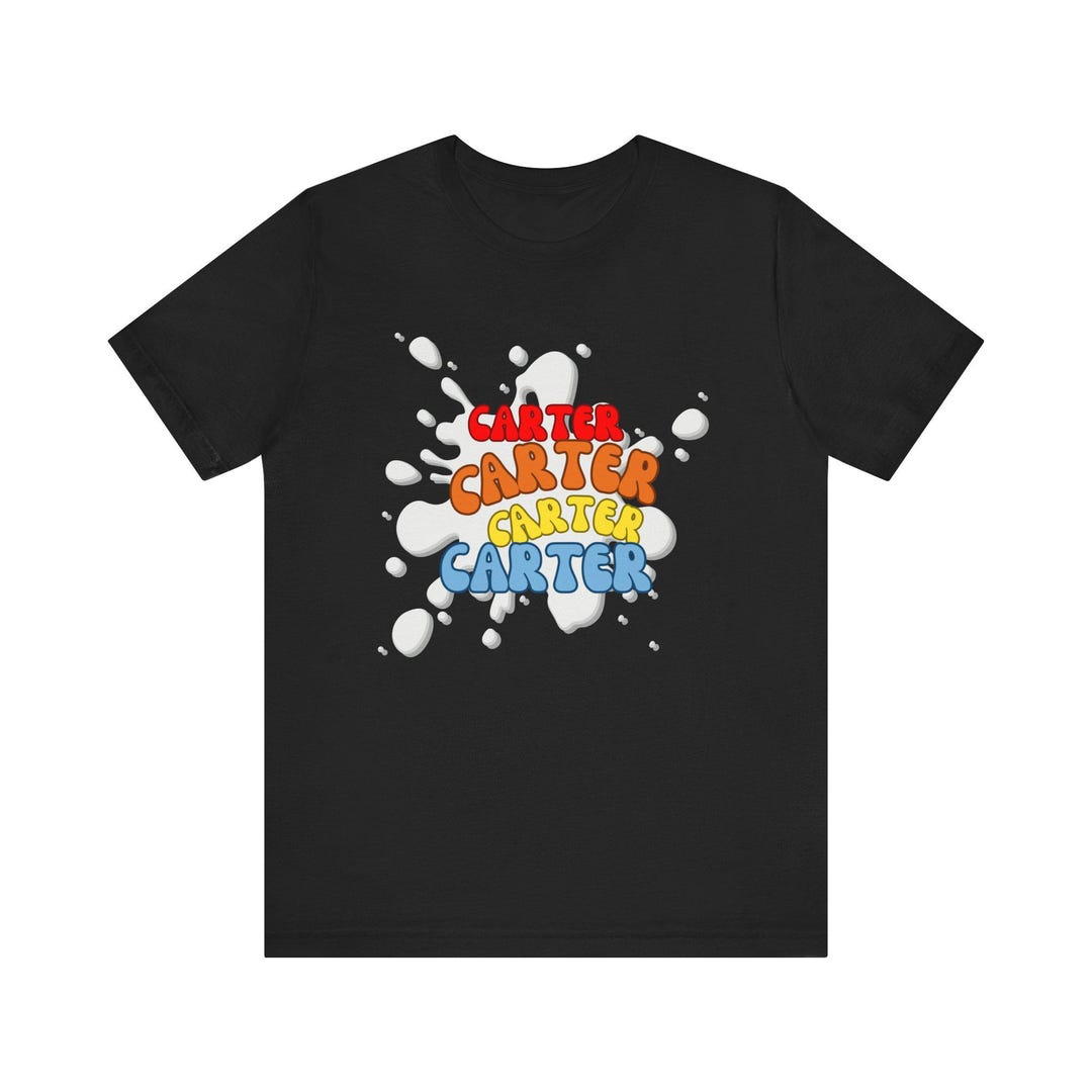 Nectarine Script White Splatter Carter Carter Carter Carter, Oh Carter ...