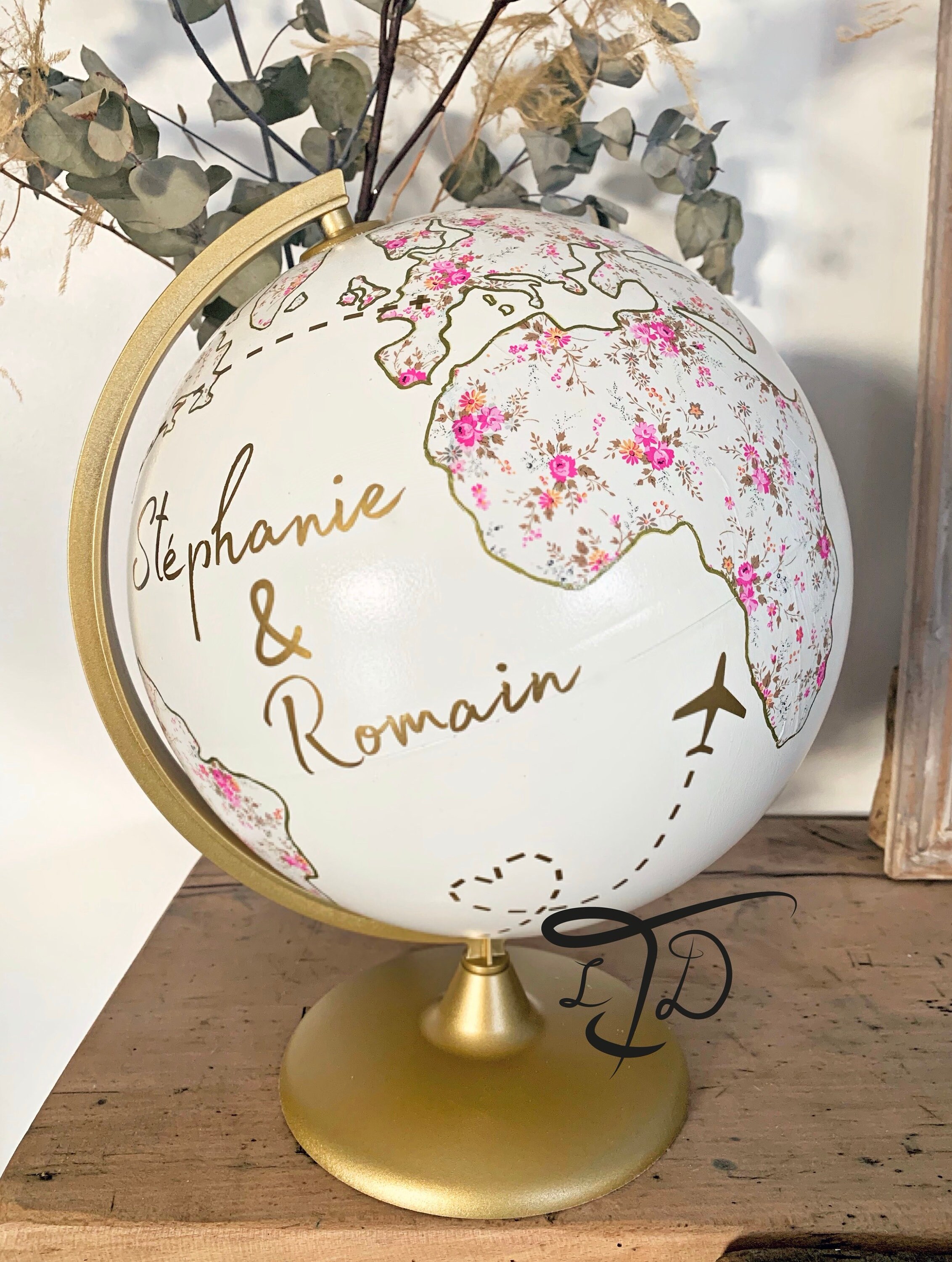 Globe globe wedding wedding urn custom globe world map Etsy