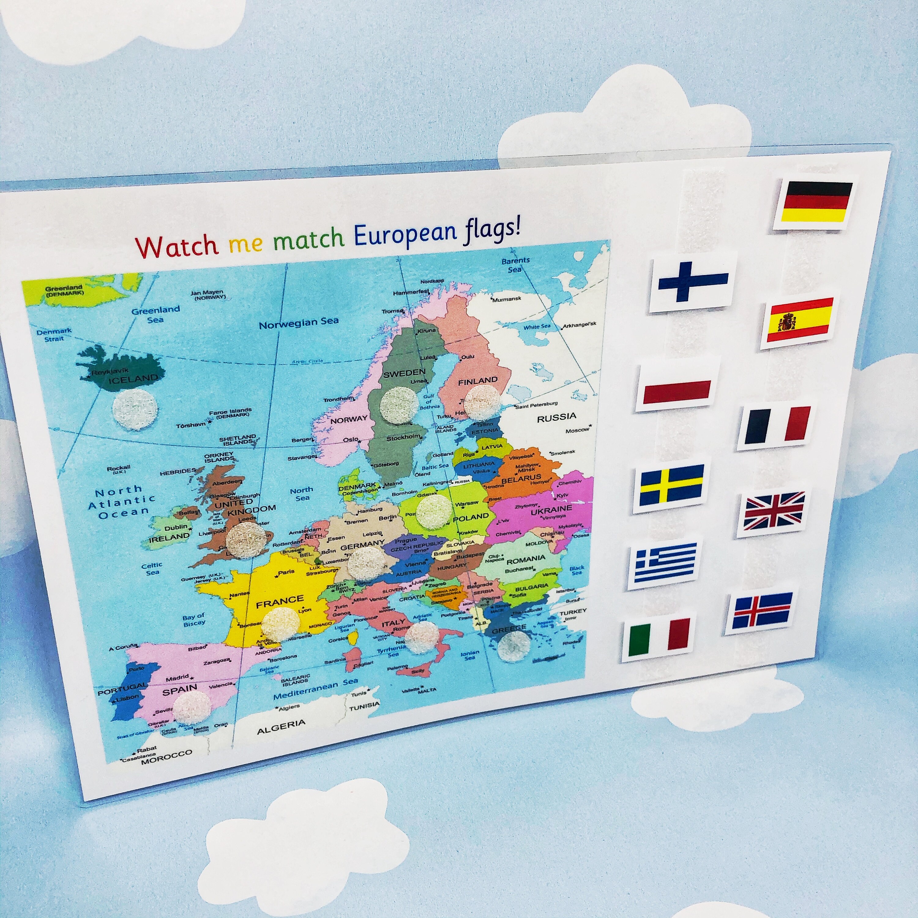 European Flags Maps Learning Sheet KS2 Geography Etsy