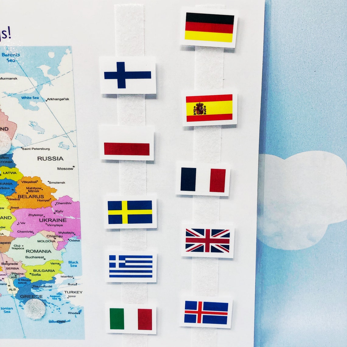 European Flags Maps Learning Sheet KS2 Geography Etsy