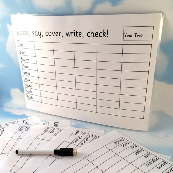 Year 2 Common Exception Words Spelling Sheets Ks1 Etsy