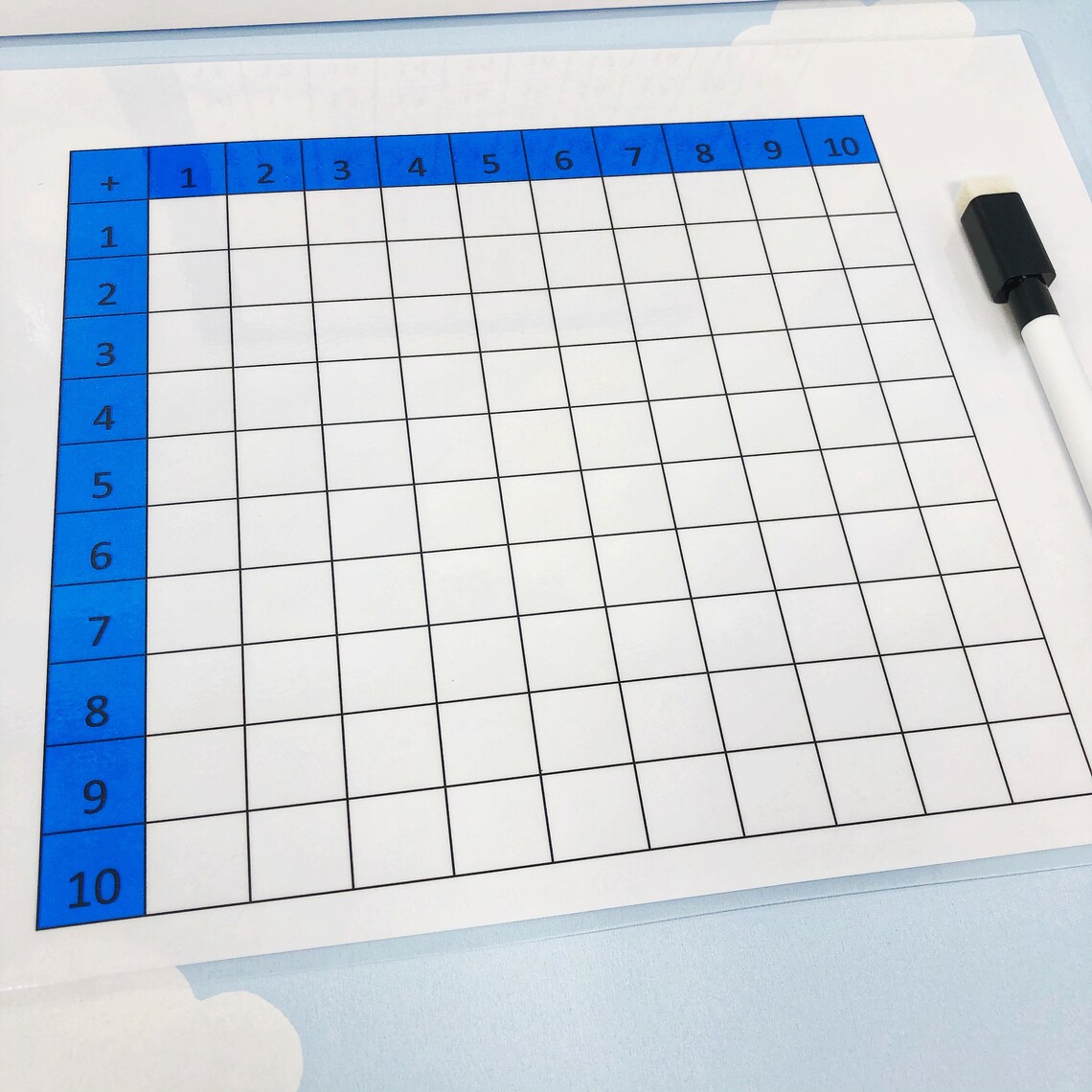 Addition Table Numbers to 10 Addition Grid Home Learning | Etsy