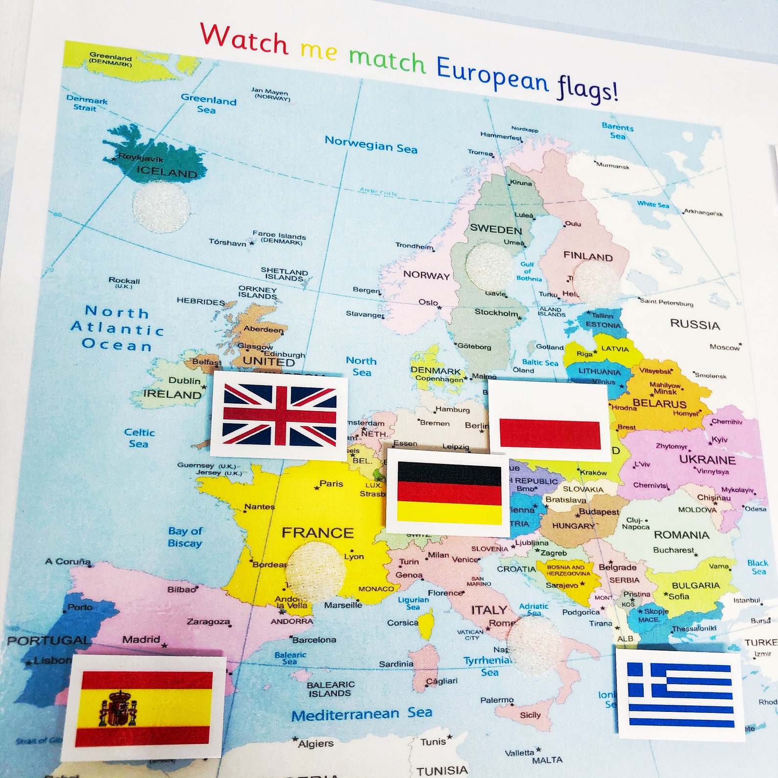 European Flags Maps Learning Sheet KS2 Geography Etsy