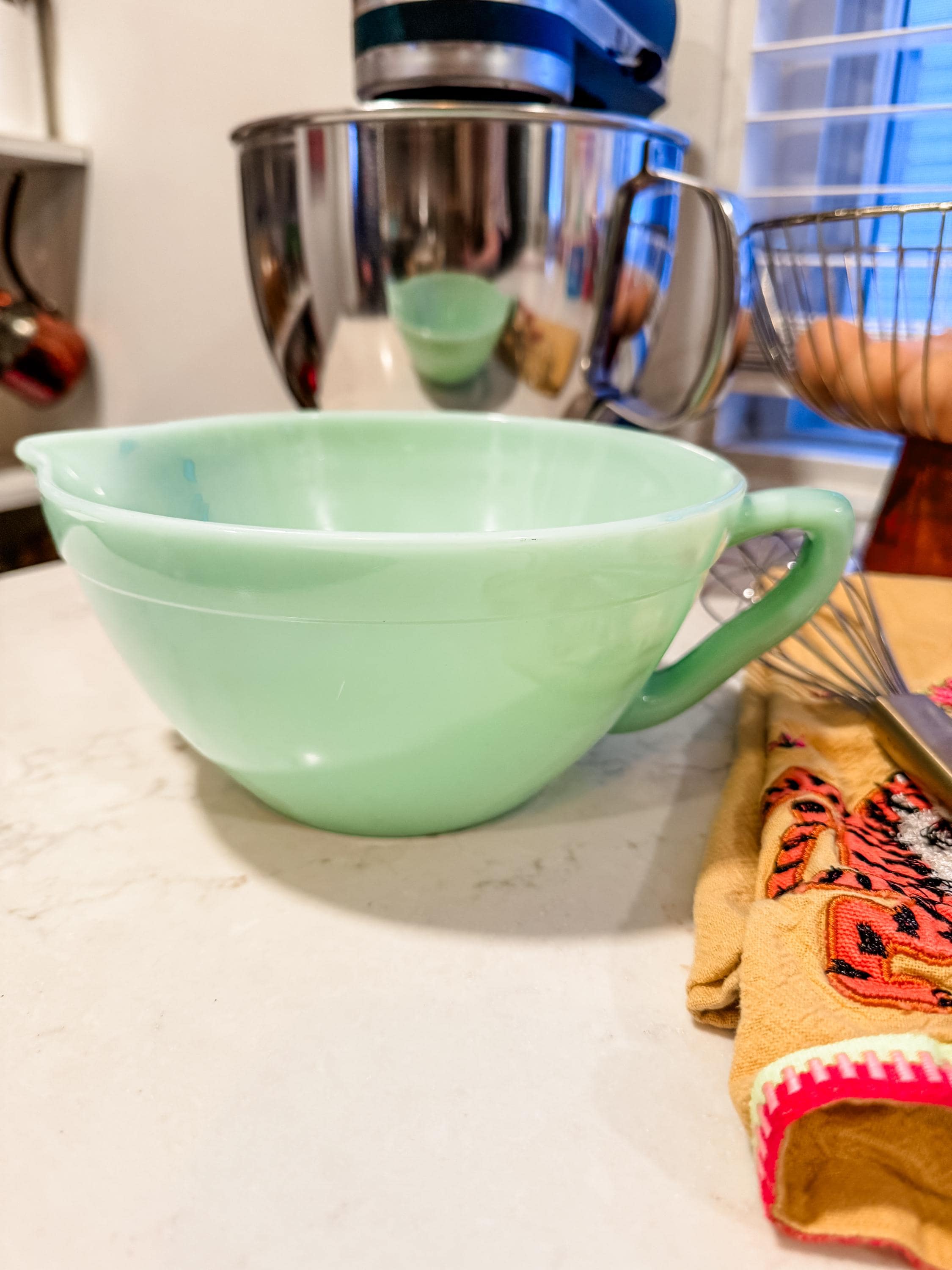 Jadeite Fireking Mixing Bowl - Etsy