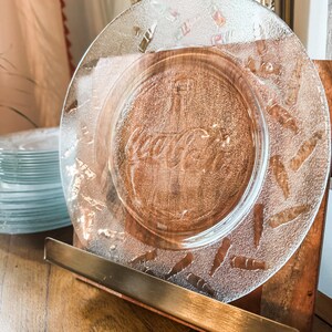 Coca-Cola ビンテージ ガラスプレート Coca Cola Plate Glass - Etsy