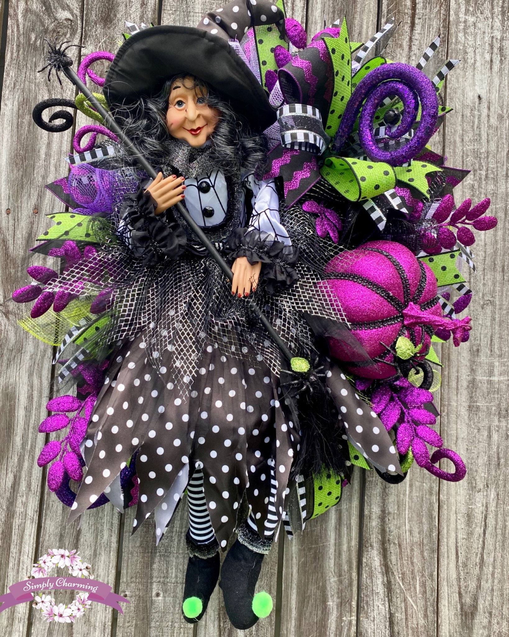 Witch wreath deals