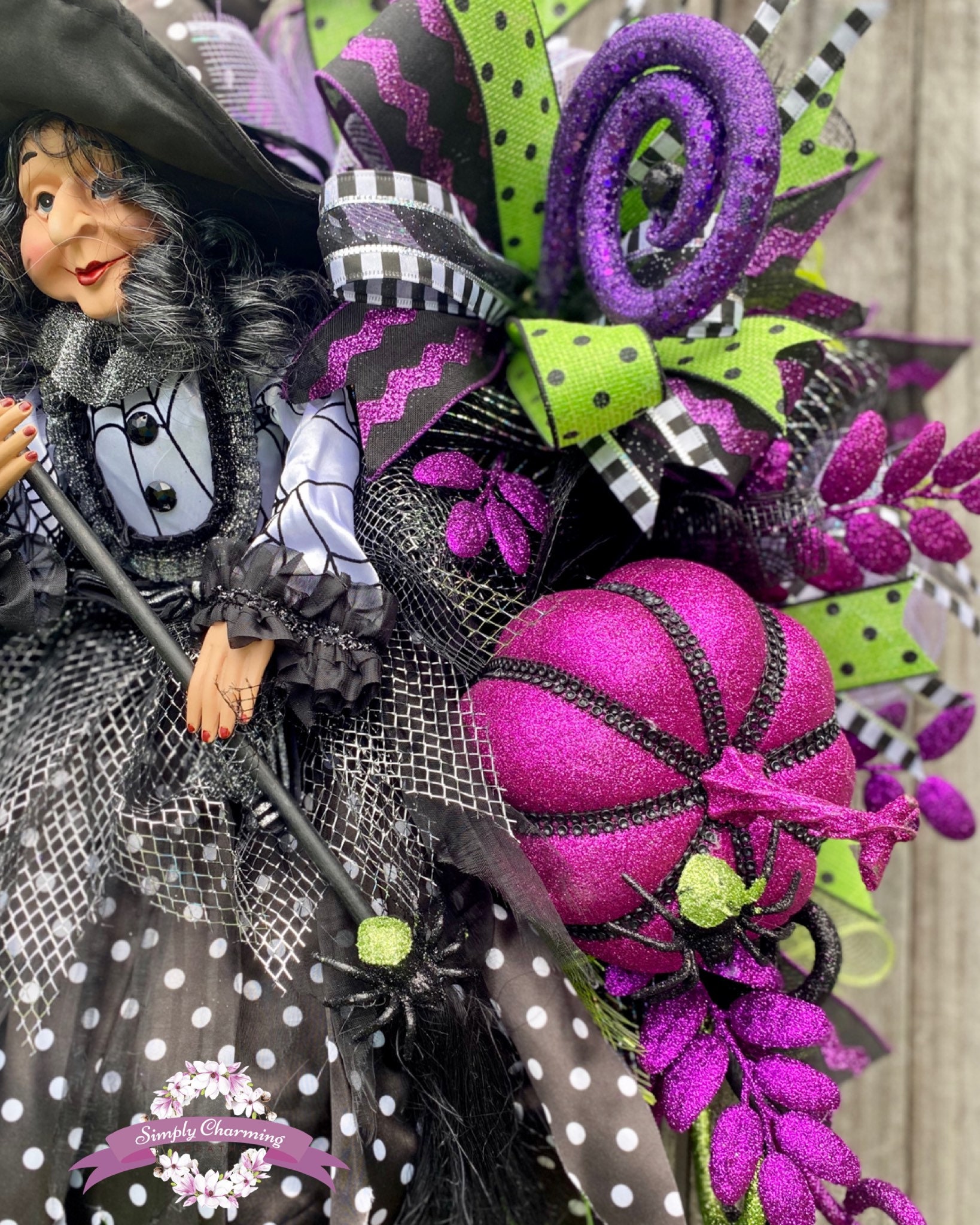 Witch wreath outlet