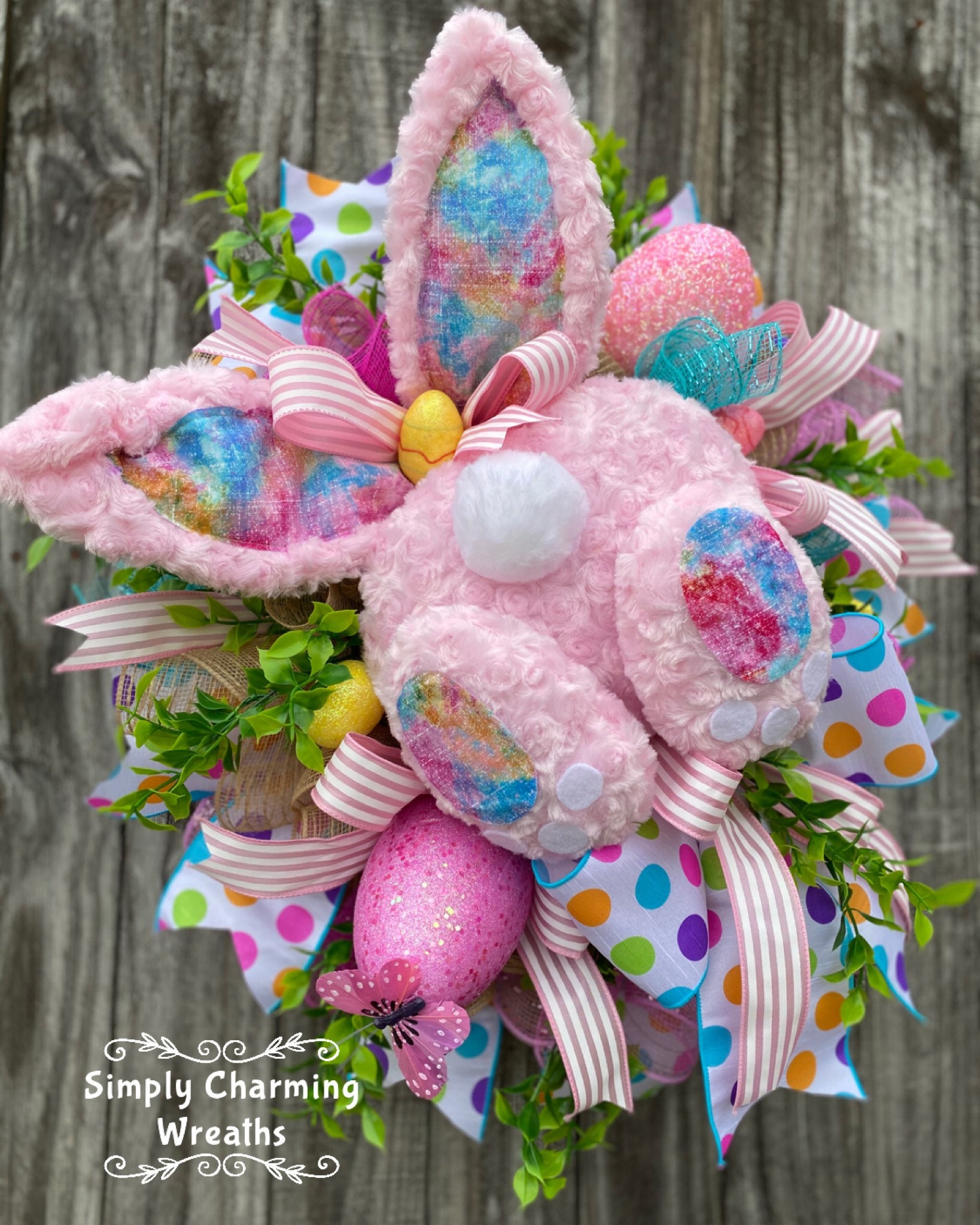 Easter Bunny Wreath, Bunny Butt Wreath, Bunny Wreath