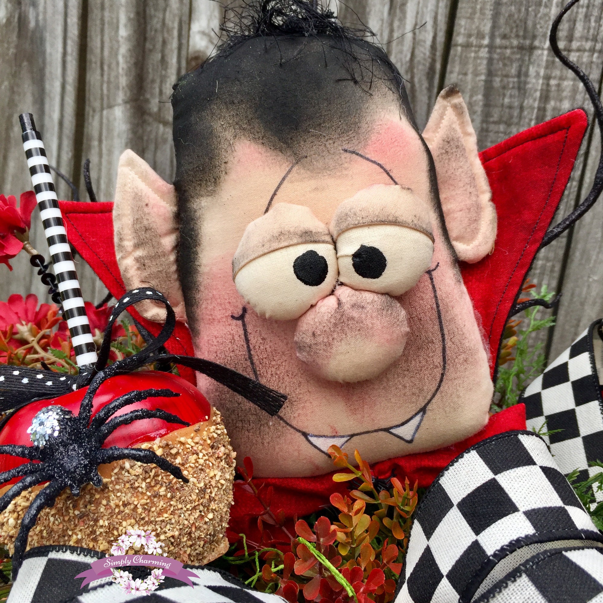 Vampire Halloween Centerpiece, Vampire Centerpiece, Halloween