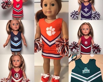 Your team Cheer uniforms! Made to order. (DOLL NOT INCLUDED)