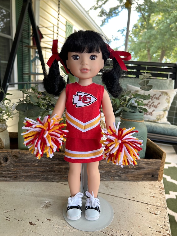 Cheerleader Costume Baby Girl Chiefs Outfit Kc Chiefs Cheerleader