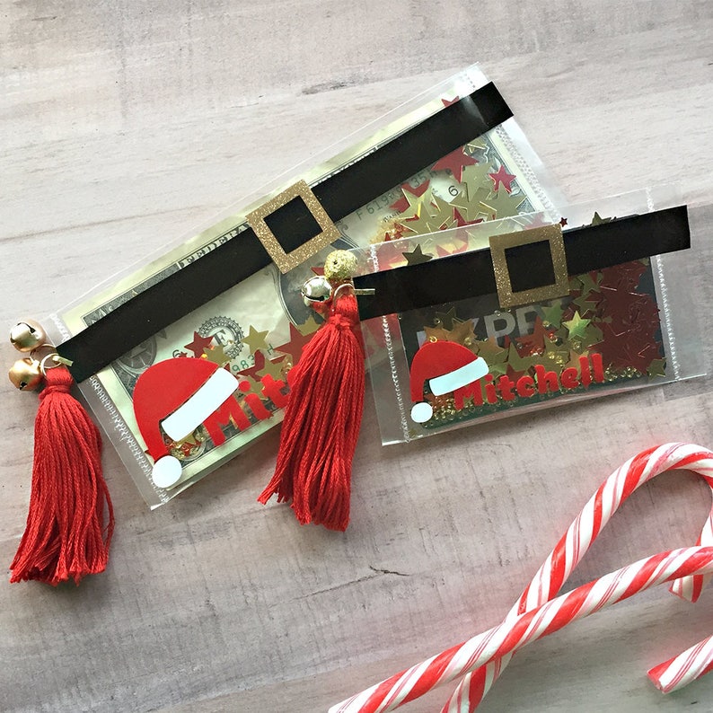 Christmas Money Holder or Gift Card Holder Santa Claus Theme Etsy India