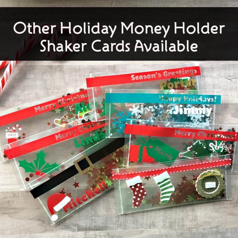 Christmas Money Holder or Gift Card Holder Santa Claus Theme Etsy India