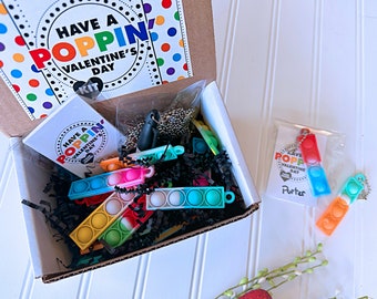 POPPIN' Keychain Classroom Valentine Gifts