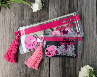 Baby Girl Shower Gift, Money Holder Card, Gift Card Holder, Nw Baby Gift, Baby Girl Personalized Gift, Baby Girl Shower Gift