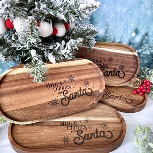 ARCHIVOS DIGITALES para láser - Archivo de diseño de Leche y Galletas para Papá Noel