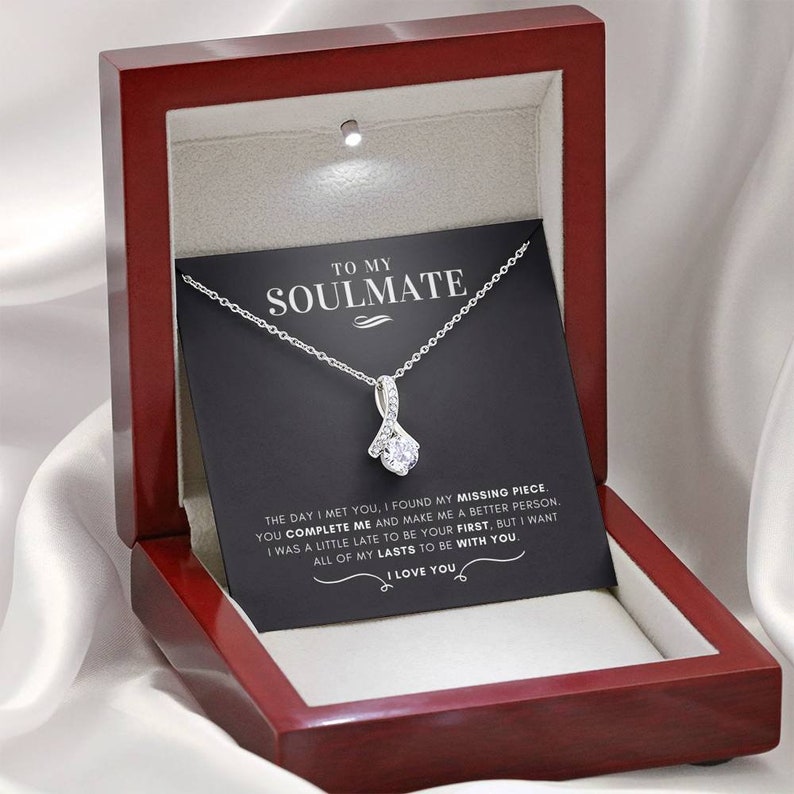 To My Soulmate Necklace Soulmate Gift Soulmate Jewelry - Etsy