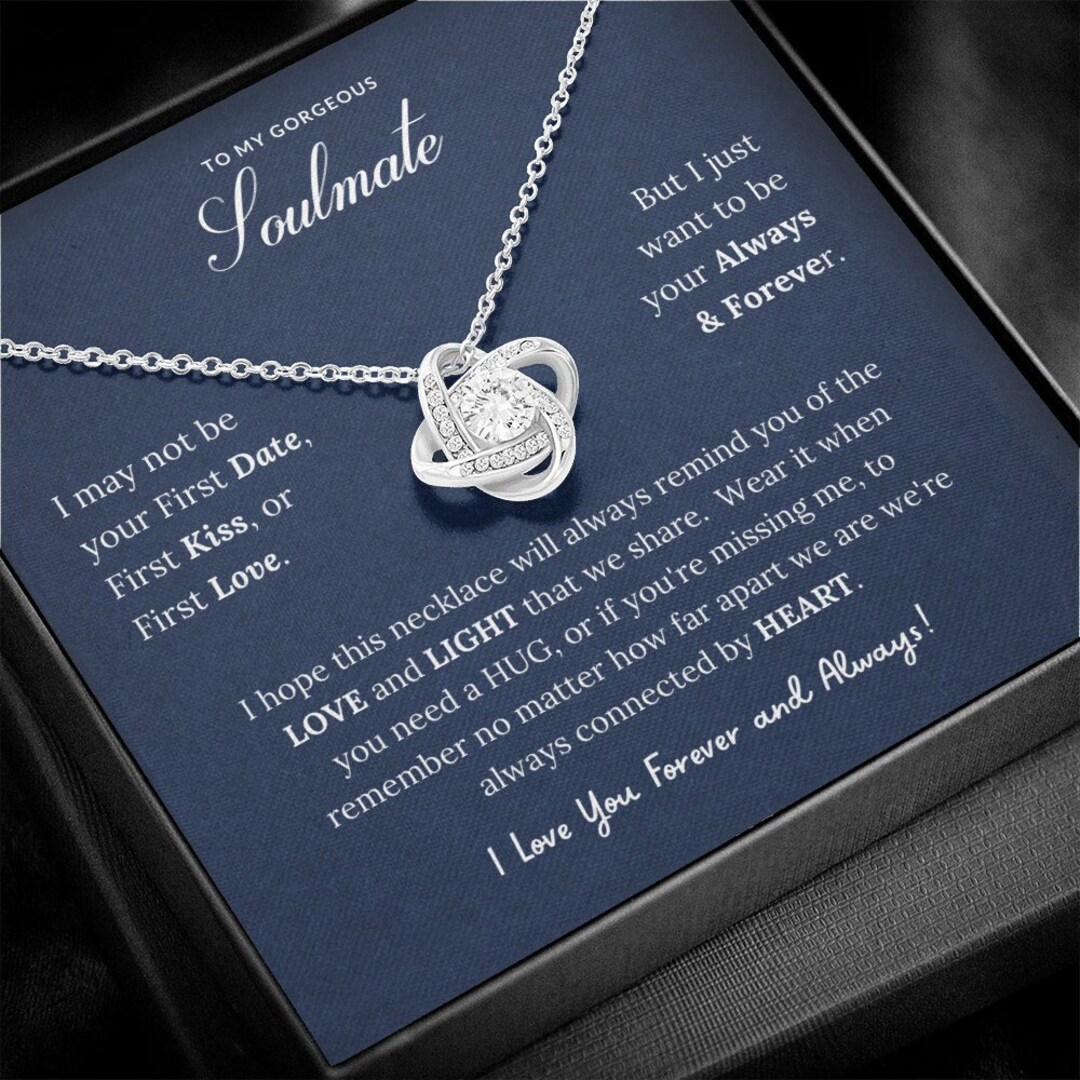 Soulmate Necklace, Soulmate Gift, to My Soulmate Necklace, Soulmate