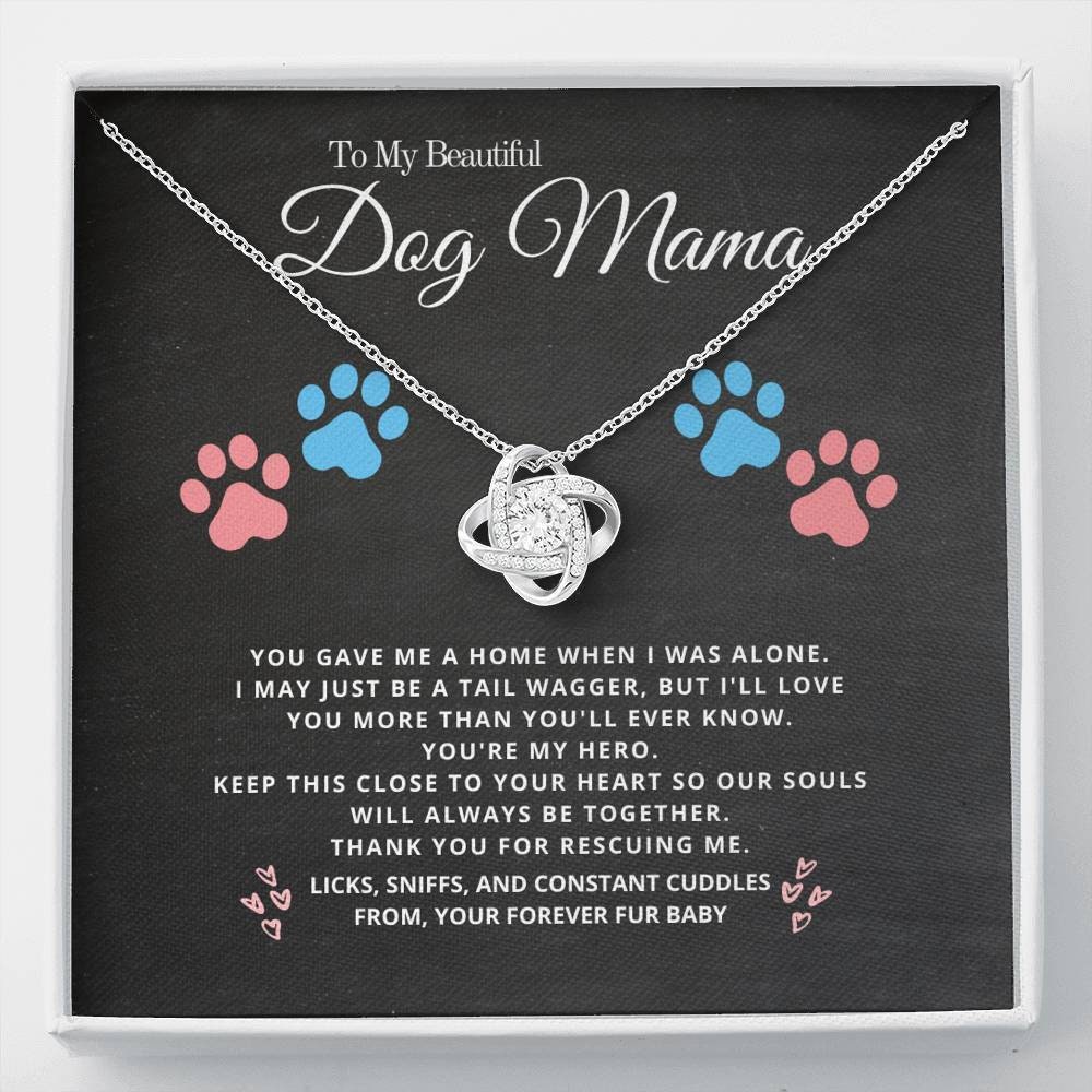 Pitbull Dog Mom, Necklace Present for Dog Mom, Jewelry Message Box for My  Fur Mom, Pet Portrait Message Necklace for Dog Mom, Best Dog Mom Present