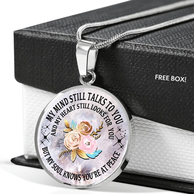 Memorial Necklace for Loss of Loved One Bereavement Gift Etsy