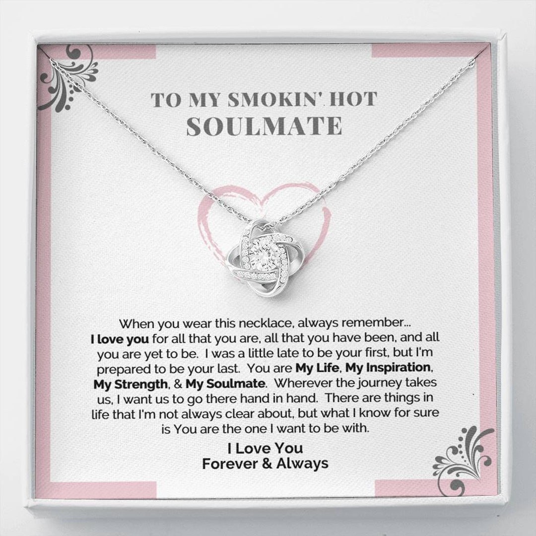 Soulmate Necklace Gift for Her, to My Soulmate Necklace, Soulmate Gift ...