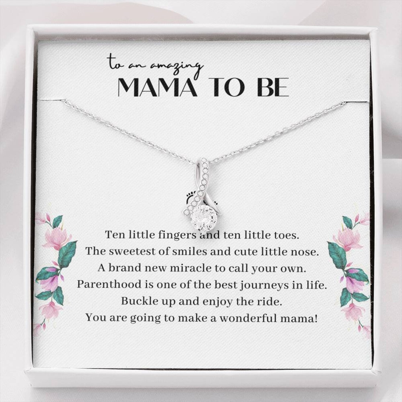 New Mom Necklace Gift Mama to Be Jewelry Necklace for First Etsy