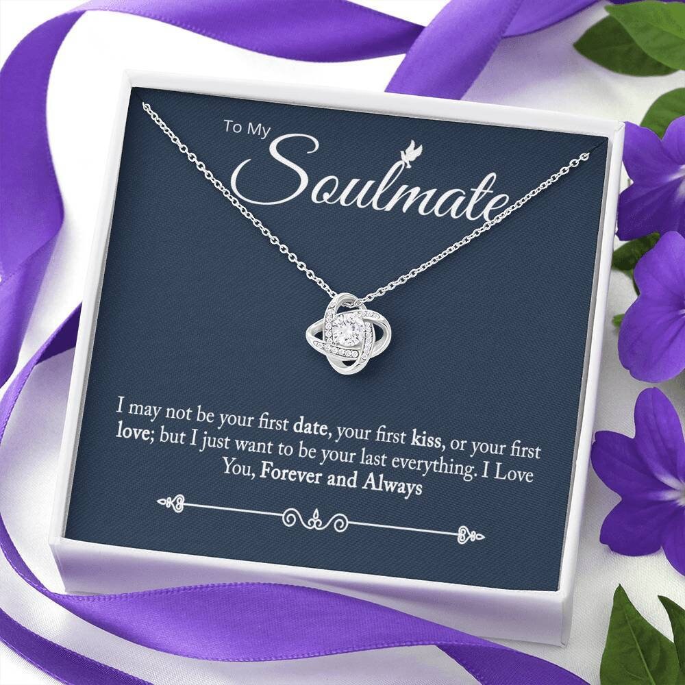 Soulmate Necklace Gift For Her To My Soulmate Necklace Love | Etsy
