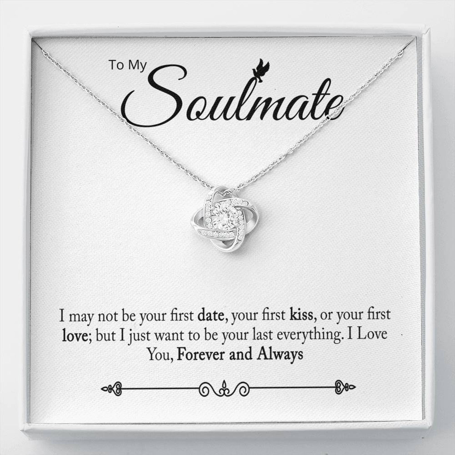 Soulmate Necklace Gift for Her to My Soulmate Necklace Etsy