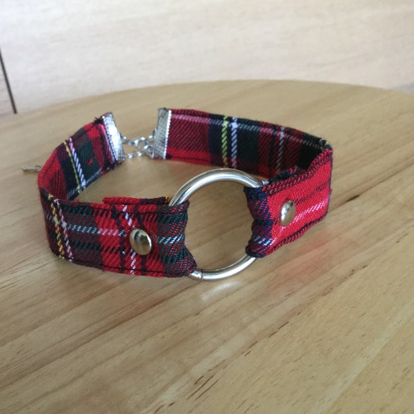 Ring Tartan Choker