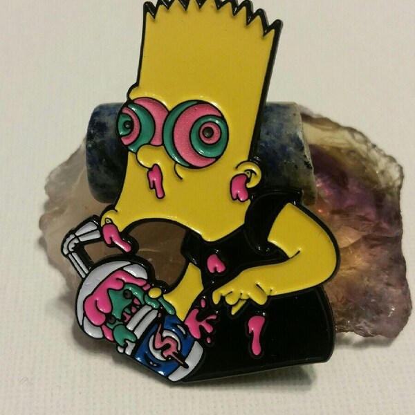 Slushii Bart "Helada del cerebro" Pin
