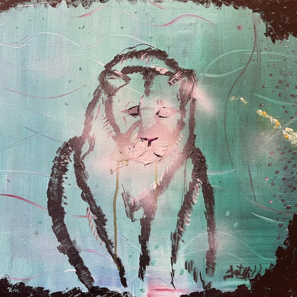 Puma On canvas | Home decor | cougar { mountain lion