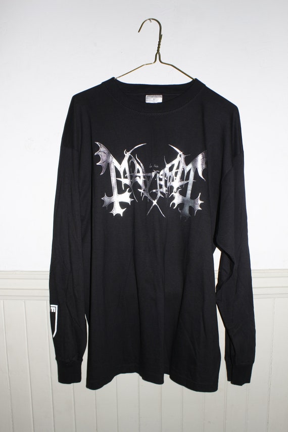 MAYHEM Original Deadstock Black Metal Band Long Sl
