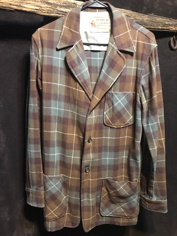 美品‼️Bemidji Woolen Mills ハンティングジャケット USA製 Vintage Bemidji Woolen Mills Plaid Hunting Jacket, USA Made (M/L